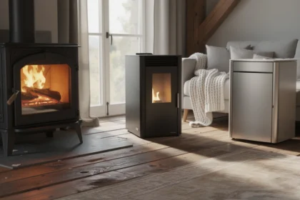 Poêle à bois, à granulés ou à gaz